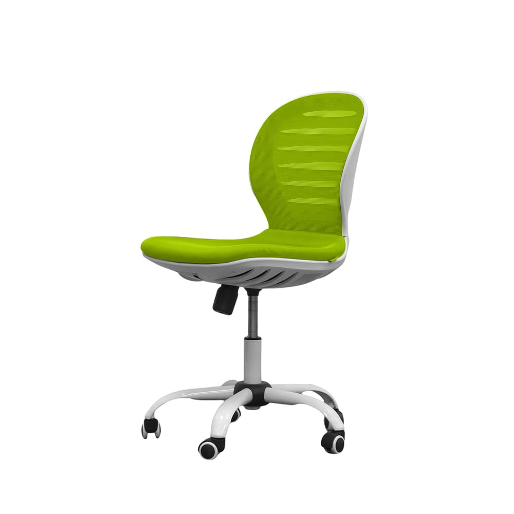 Ергономичен детски стол RFG Flexy White зелен